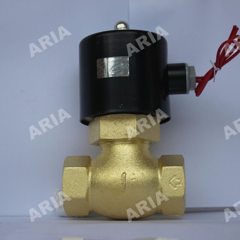 Two Usually Closed Copper Steam High-Temperature Electronic Valves US-15 US-20 US-25 US-40 US-50