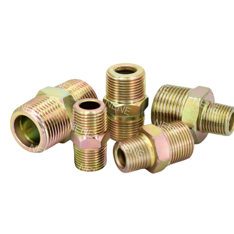 Flat Mouth 1/4" Union Joint Carbon Steel Union BSP Thread Reducing Union Pipe Fitting