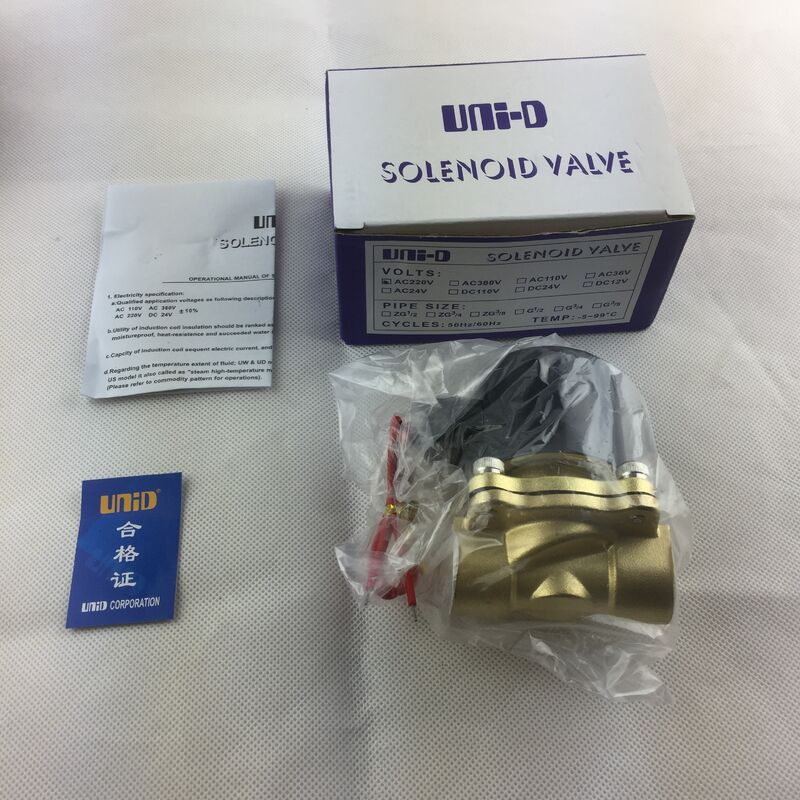 DN32/DN40 1-1/4 inches UW-35 Electromagnetic valve water valve Two-way solenoid valve
