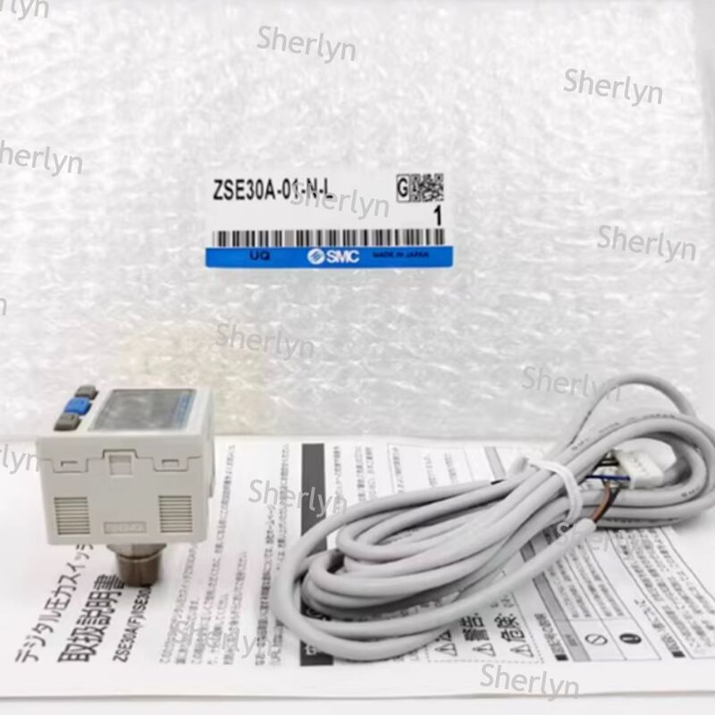 SMC ISE30A-01-N-L Industrial Grade Digital Positive Pressure Switch NPN Output 1MPa Range Pneumatic System Pressure Monitoring Special