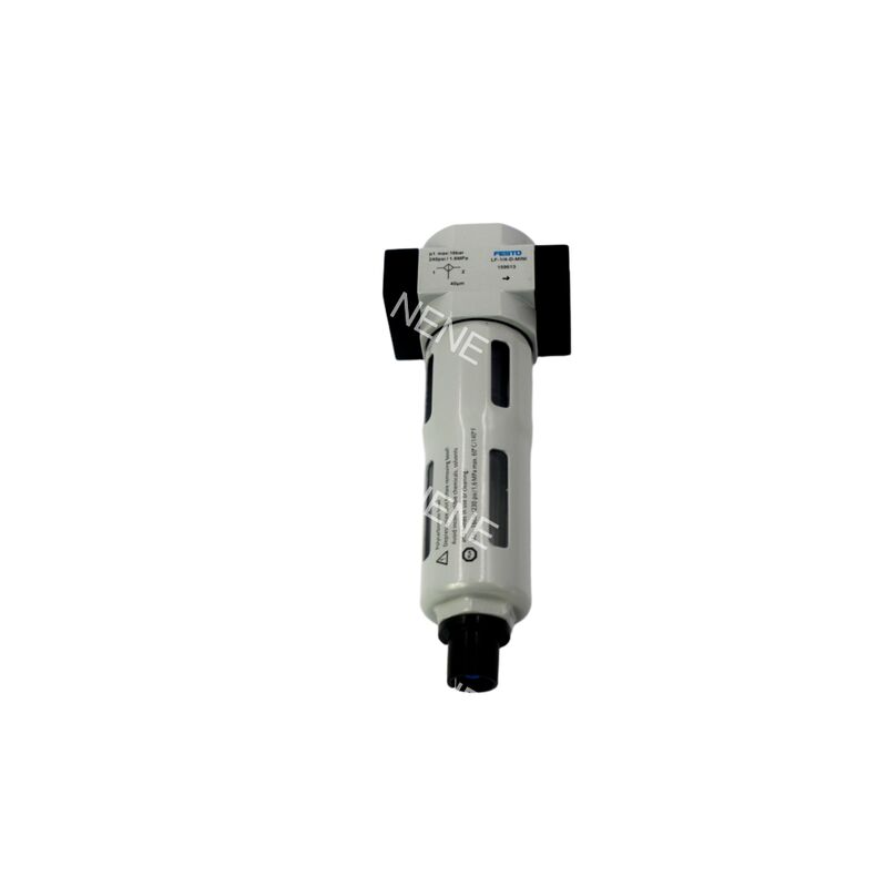 Pneumatic Air Line Filter Festo LF-1/8-D-MINI-A 159616 0.5-12 bar G1/8 Zinc Alloy 40 Micron Fully Automatic Drain for FRL Unit Mini Size