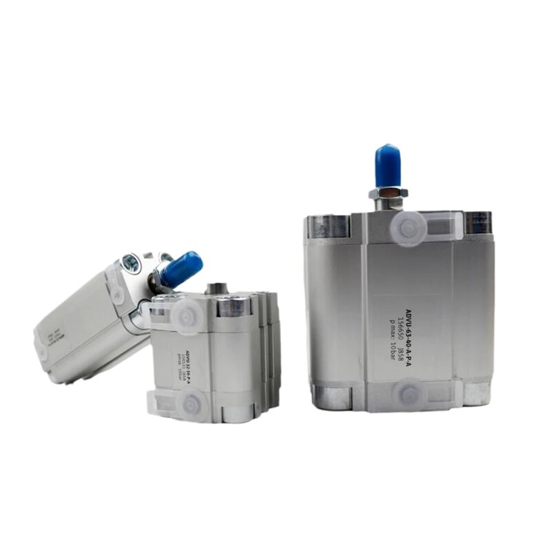 156587 Festo ADVU-12-10-A-P-A External Thread Pneumatic Cylinder 12mm Bore x 10mm Stroke M5 Port Double-Acting Magnetic Ring