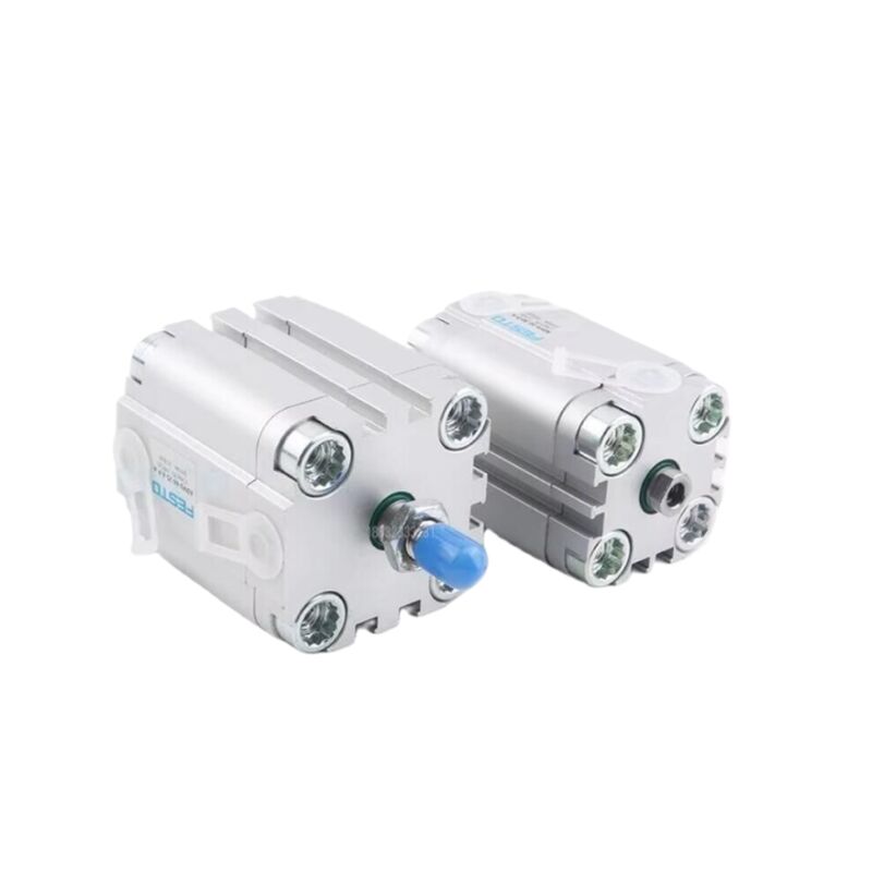 25mm Stroke Compact Air Cylinder 12mm Bore Festo ADVU-12-25-A-P-A 156590 External Thread M5 Port Double-Acting Magnetic Piston