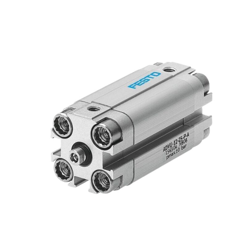 Textile Machinery ADVU-16-20-A-P-A 156596 Festo External Thread Double-Acting Cylinder 16mm Bore 20mm Stroke M5 Port Magnetic Piston Compact ISO 6432