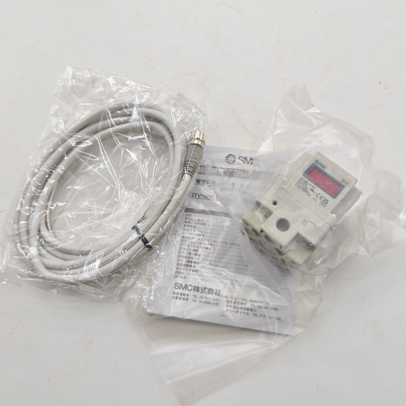 ITV1030-013, ITV1000 Series. Pressure range: 0.5MPa. Power supply: DC24V. Analog output: DC1~5V. Port size: 3/8