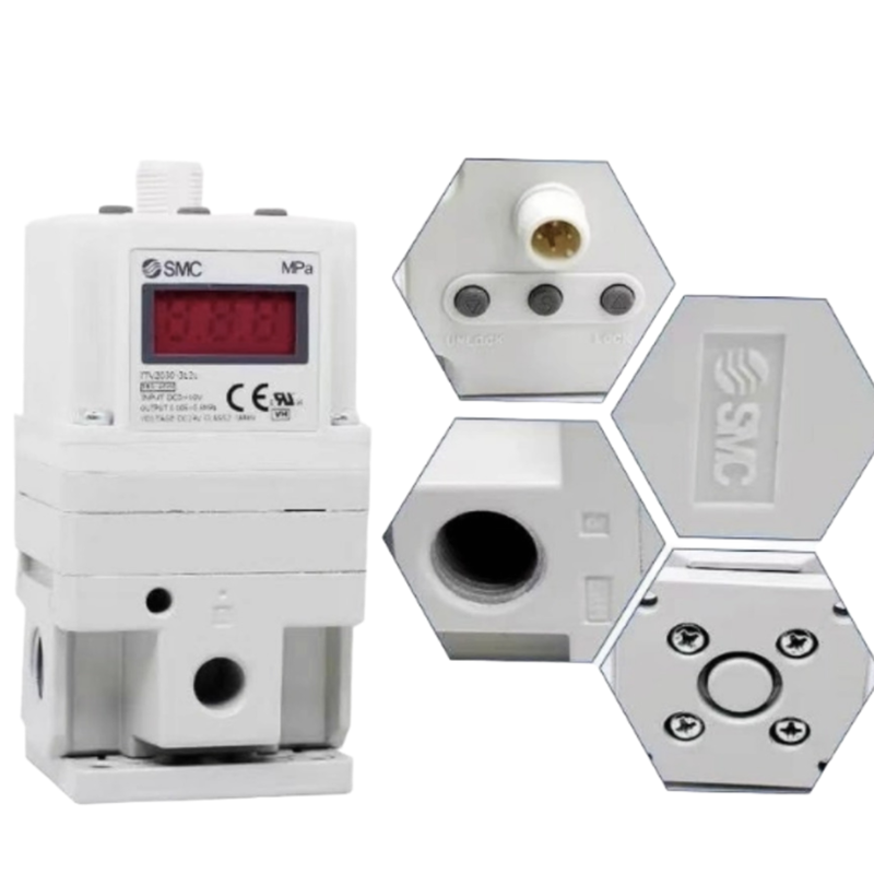1/4 Inch Port Proportional Valve SMC ITV1030-211 IP65 Rated for Industrial Pneumatic Systems
