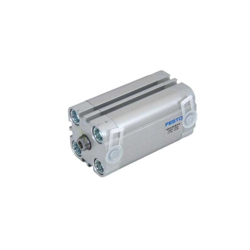 25mm Bore 5mm Stroke FESTO ADVU-25-5-P-A 156522 Internal Thread Compact Pneumatic Linear Cylinder for Parts Clamping M5 Port Double-Acting Magnetic Piston ISO 6432