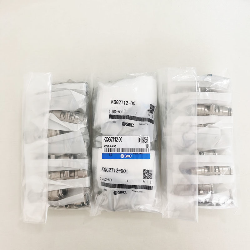 SMC Threaded Pneumatic Tee Fitting KQG2T12-00 grease-free fitting、corrosion resistant、compact lightweight design tube-to-tube union tee push-in quick connect
