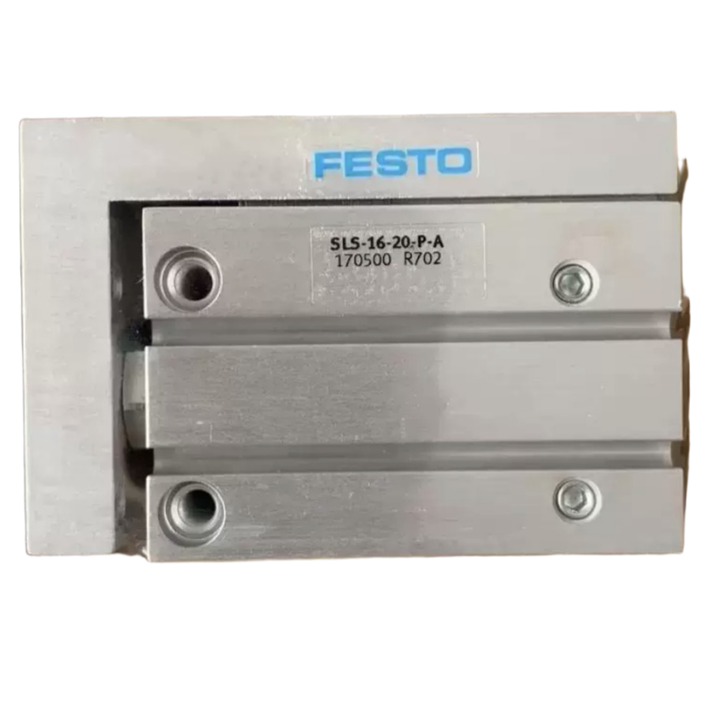 Double Acting Linear Pneumatic Actuator With Elastic Cushion FESTO SLS Series Mini Slide Cylinder SLS-6-30-P-A #170490 6mm Bore 30mm Stroke High Precision Ball Cage Guide