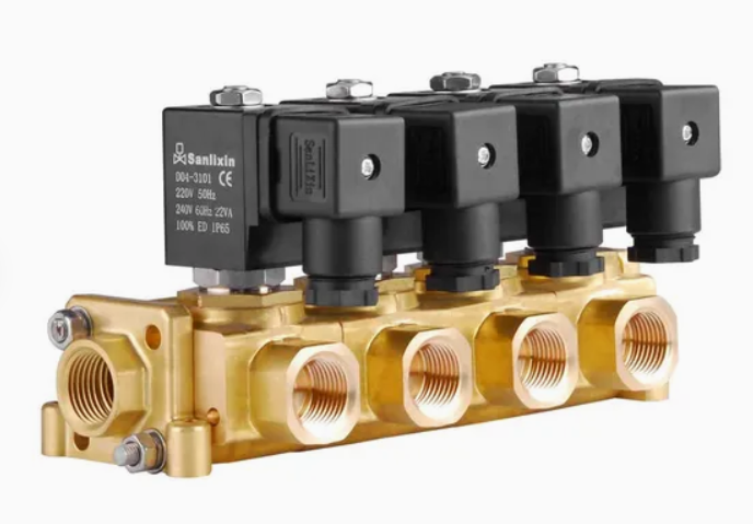 DC24V Pneumatic Solenoid Valve Brass Body  FKM Plug Perfect for Industrial Pneumatic Automation Applications 137830