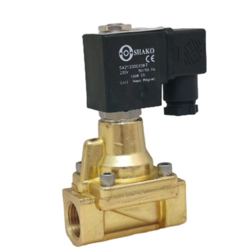Steam Compatible Pneumatic Solenoid Valve 13mm Orifice Size Standard 220VAC Suitable for Pneumatic Equipment and Systems