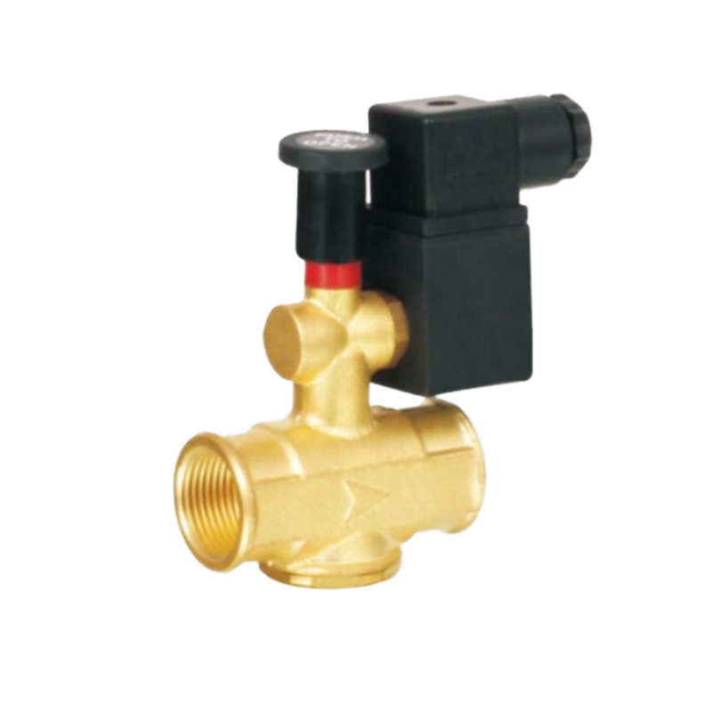 2 Way Normally Closed 20mm Orifice Size YCM51 Pneumatic Solenoid Valve 1/2″ Brass Body Designed Methane Gas