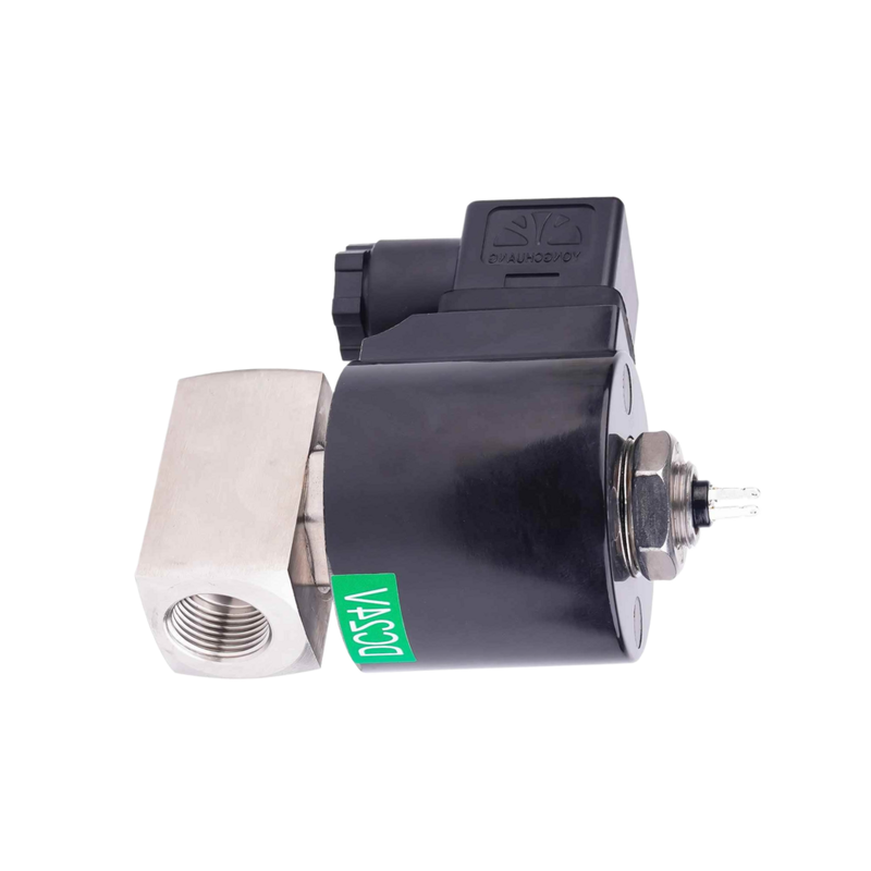 8.16AAS010B Spring Return 2/2 Way NC 1mm Orifice Size Air Valve Stainless Steel 304 Port Size G1/8 G1/4 G3/8