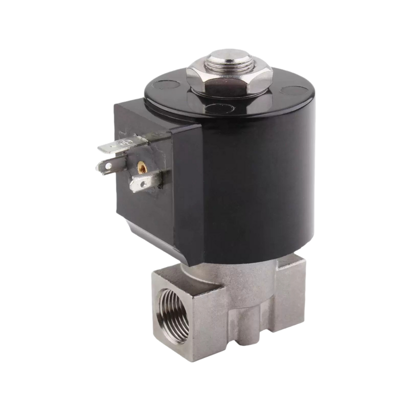 8.7AAS015B Water Valve With PTFE Seal Material  Orifice Size 1.5mm 24VAC Voltage 3/8 1/4 3/8 Port Size