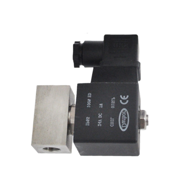 Stainless Steel 304 Body Material 1/4 3/8 Port Size 2mm Orifice Size 2 Way NC SH-020ES Water Valve 12VDC