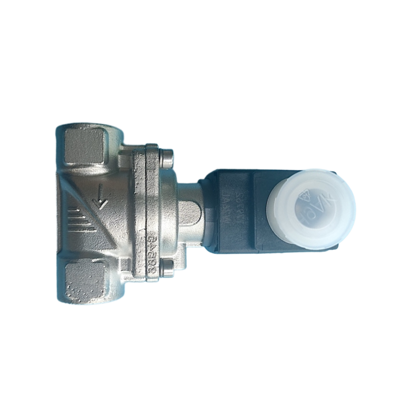 Burkert 6281 Series Manual Override Equipped 2/2 Way NC Servo Diaphragm Solenoid Valve G1/4 G3/8 Port Heat Resistant FKM Seal Stainless Steel Housing 10mm Orifice 00323894 00323968 00323971 00323972
