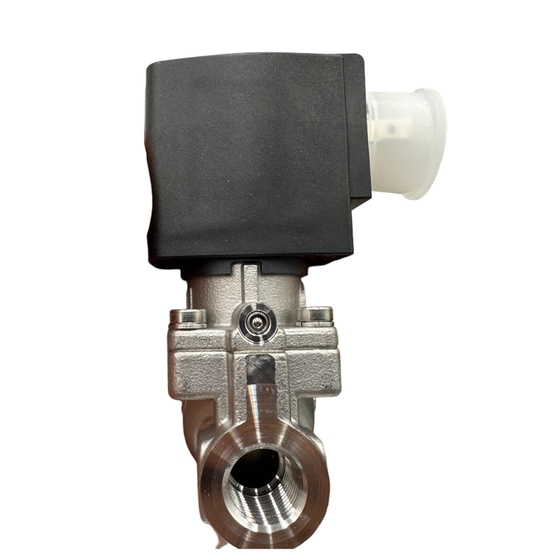 High Flow Industrial Solenoid Control Valve Burkert 6281 G1 2/2 NC Stainless Steel Body Wear Resistant EPDM Seal 25mm Flow Orifice 8W Coil DC24V AC24V AC220V Selectable 00222019 00222020 00222021