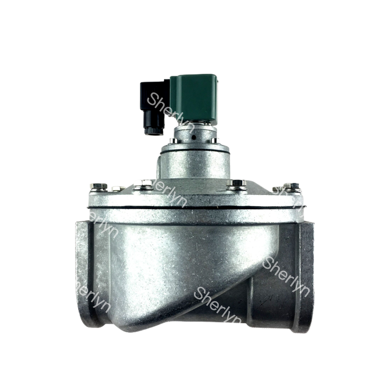 Bag Filter Jet Cleaning Valve BFEC DMF-T-62S DN65, Inline Aluminum Alloy Valve Body for Dust Collector System