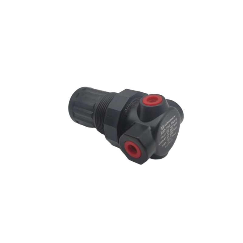 Norgren R07 Series Mini Pneumatic Pressure Regulator with 20 Bar Max Inlet Pressure and G1/8 Thread Zinc Alloy Body