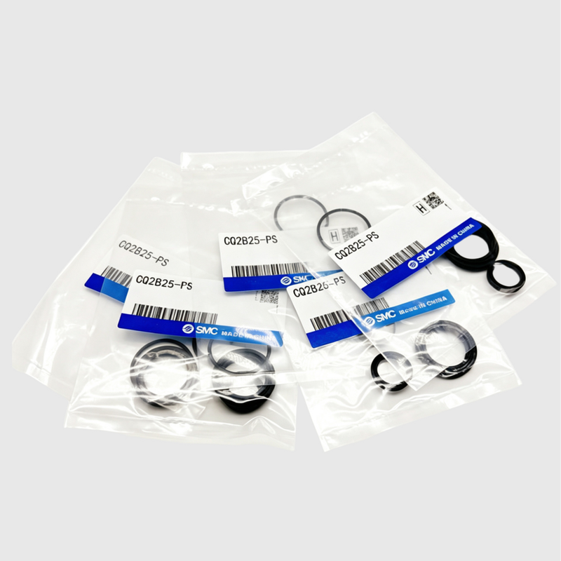SMC CQ2 Series Cylinder Seal Kit with NBR Material for 12-100mm Bore Sizes and CQ2 Series Compatibility