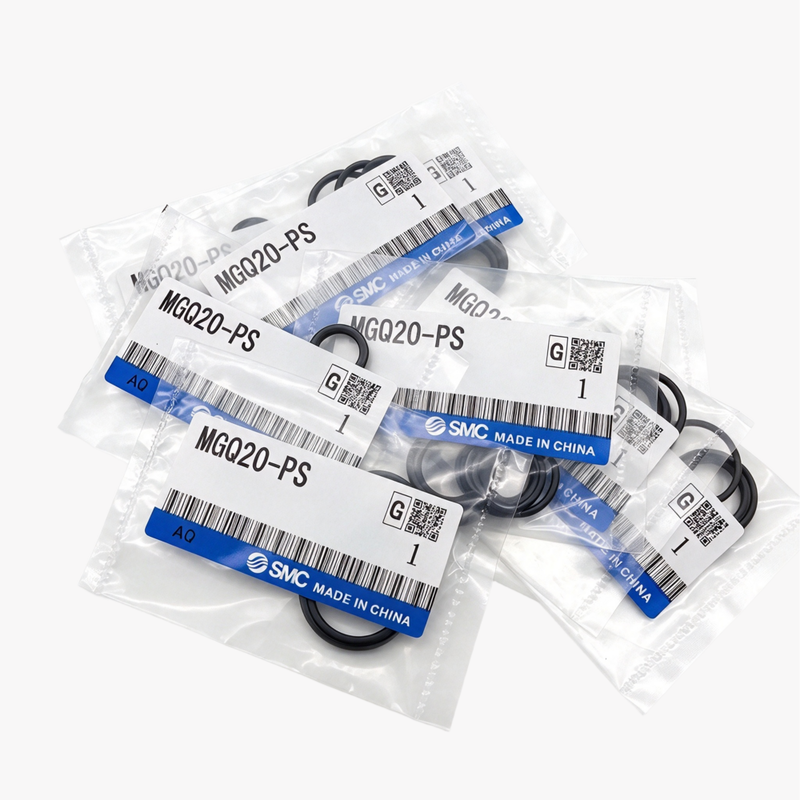 SMC MGQ20-PS Pneumatic Maintenance Seal Kit Complete Replacement Sealing Components For MGQ Series 20mm Bore Compact Guided Air Cylinder Industrial Automation Repair