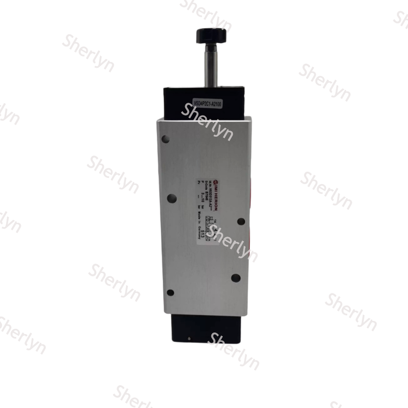 Industrial Pneumatic 5/2 Way Pilot Solenoid Valve V63D513A-A213J, NORGREN V63 Single Solenoid Spring Return Valve