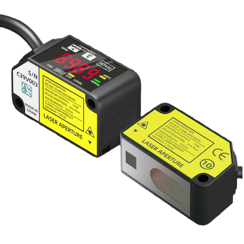 HG-C1050 Red Class 2 Laser Displacement Sensor Analog Voltage Current Output Compact Housing DC24V Supply For Industrial Online Measuring