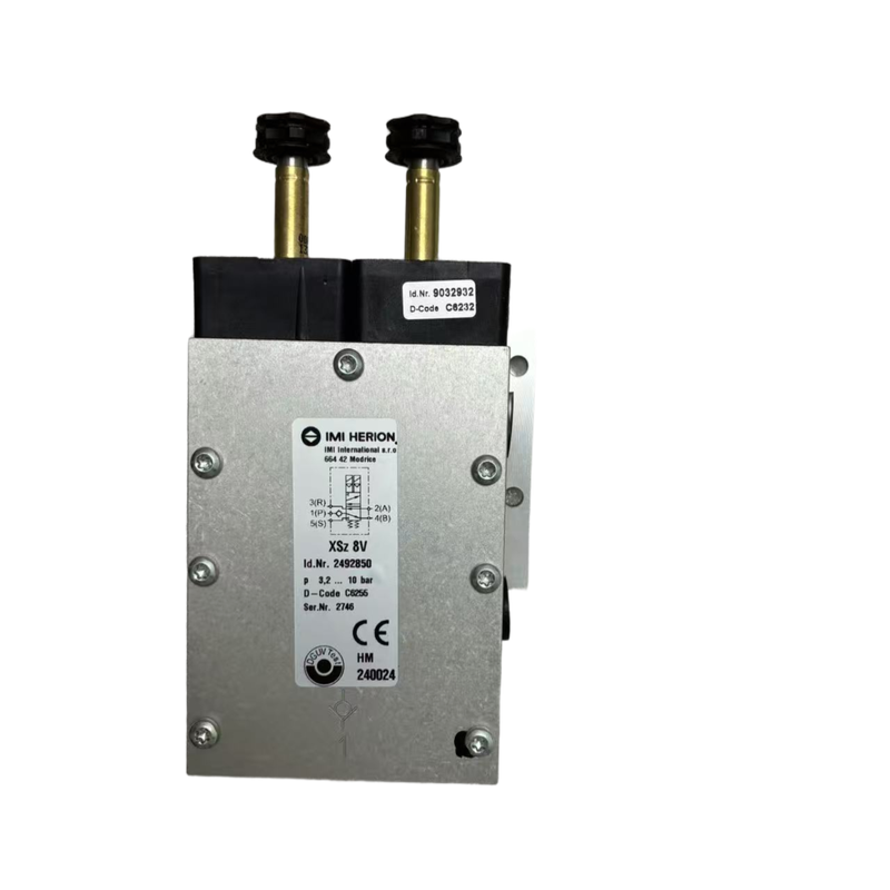 Dynamic Self Monitoring Safety Valve IMI Norgren 2492850 Pneumatic Safety Component For Press Equipment