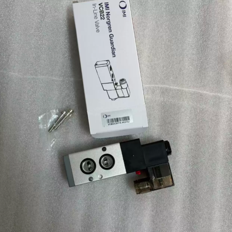 5/2 Pilot Directional Valve VCB22B417A-AB219J Norgren G1/4 24VDC, Spare Part for Assembly Lines
