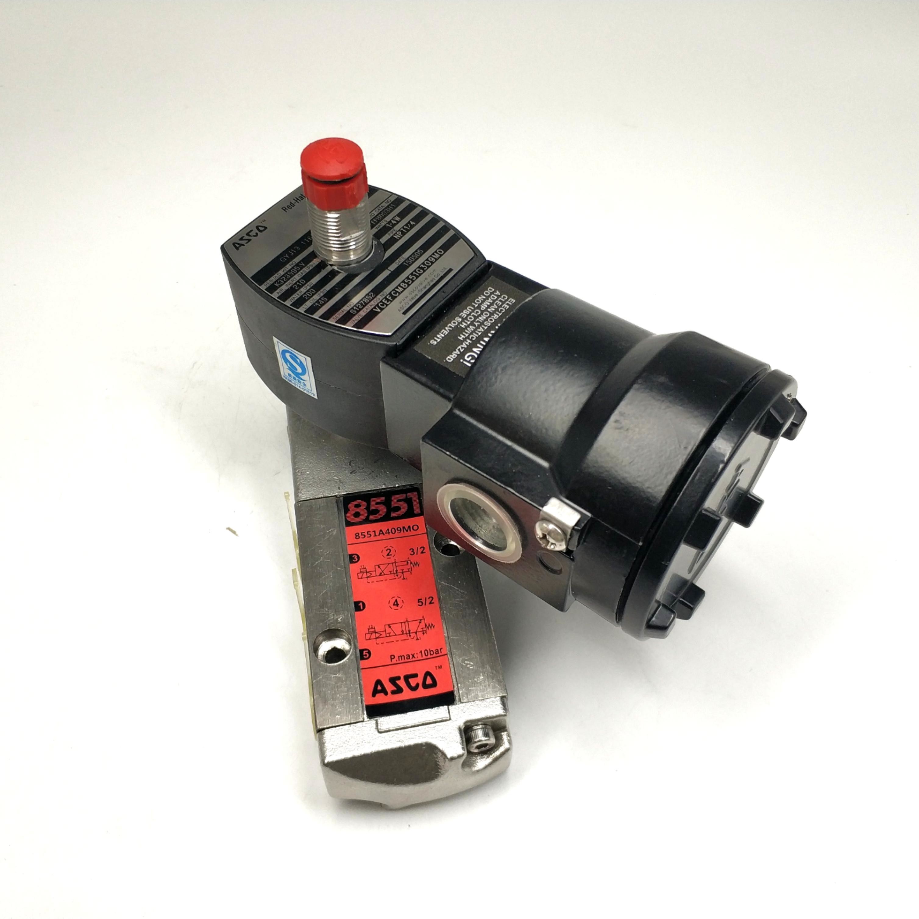 ASCO 8551B401 VCEFCM8551B401MO G1/4 Single Solenoid Solenoid Valve 8551