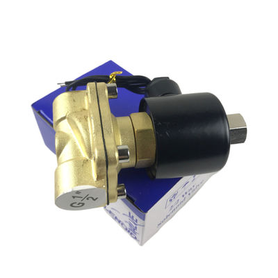 1 Inch 2W200-25 Brass Electric Solenoid Valve Normally Closed NPT Water Air Brass Solenoid Valve NC 2 Way