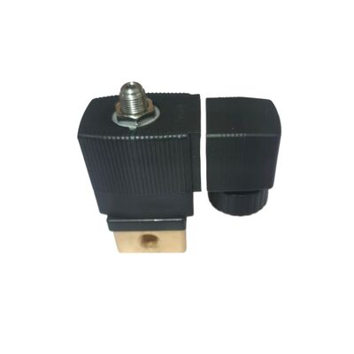 Burkert 6013 Series 00126094 Solenoid Valve, 2/2 Normally Closed Direct Acting Type, G1/8 Thread Port, 3.0mm Orifice, Brass Body with FKM Seal, 220VAC 8W, 0-10bar